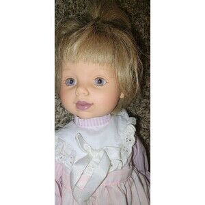 Vtg 1995 Rare "Baby So Beautiful" Doll Blonde Bob Hazel Eyes Playmates 14" L@@K